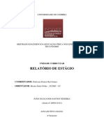 Relatório Estágio P João Teixeira 2010 11