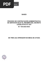 Convocatoria Decreto Legislativo 1057 #199-2023-Dgc