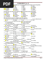 Consolidation For First Term Test, Sent