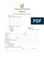 Registration of Sugar Importers-Exporters - Form and Requirements