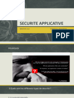 Securite Applicative