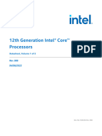 12th Generation Intel® Core™ Processors Datasheet, Volume 1 of 2