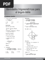 17 Identidades Trigonometricas para El Angulo Doble