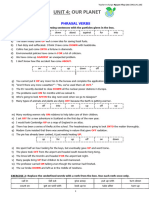 UNIT 4-OUR PLANET (Wordlist + Practice)