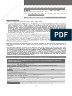 Facility Application No: TWI039187910 Two Wheeler Loan Credit Application Form