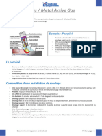 Metal Inert Gas / Metal Active Gas: Principe Domaine D'emploi