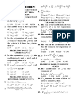 Binomial Theorem