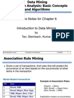 Lecture Notes For Chapter 6: by Tan, Steinbach, Kumar