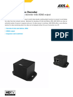 Datasheet Axis t8705 Video Decoder en US 297787