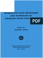 Hydraulics Fluid Mechanics and Hydrology at CSU