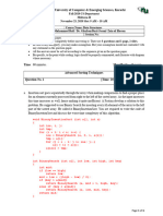 Data Structure Exam