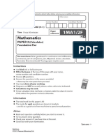 02b 1MA1 2F June 2022 Examination Paper (Word)