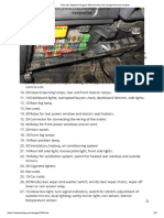 Fuse Box Diagram Peugeot 306 and Relay With Assignment and Location