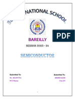 Physics Project On Semiconductor