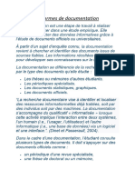 Types Et Formes de Documentation