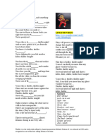 Halloween Song Michel Jackson Thriller Worksheet