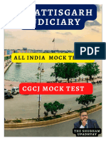 Tsu - CGCJ All India Mock Test - 4