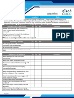 FMCO-CVHB-HSE-SPE-FRM-02 - Rev-01 - Weekly Facility Inspection