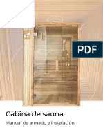 Manual Cabina de Sauna