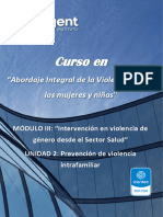 M3U2 Prevención de Violencia Intrafamiliar