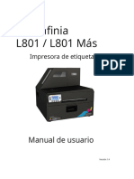 AfiniaLabel L801 L801plus UserManual V1.4.en - Es