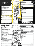 Mork Borg English Character Sheets Fillable