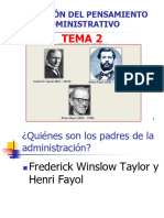 Tema 2 - Pensamientos Administrativos PDF