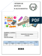 Concurso Interno de Matematica-3ro