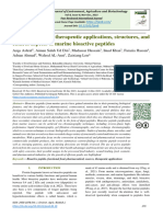 Characterization, Therapeutic Applications, Structures, and Futures Aspects of Marine Bioactive Peptides