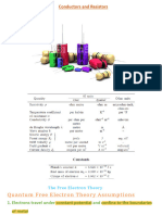 Conductors and Resistors