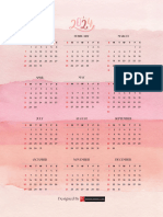 2024 Calendar Colorful Dots by EntheosWeb