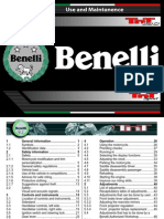 Benelli TNT 1130 Sport - User Maintenance Manual