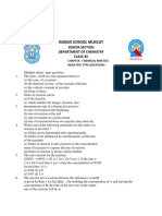 Senior - 2020 - Class - 12 - Chemistry - Objective Questions - Chemical Kinetics