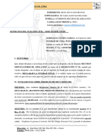 Apelacion de Abandono de Proceso Caso AURELIANA CUTIPA