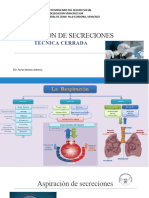 Aspiración de Secreciones Tecnica Cerrada