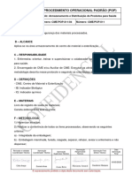 CMEPOP.011 - Armazenamento e Distribuição de Produtos para Saúde