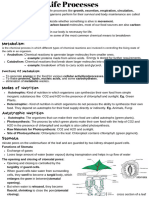 Life Processes - BIO - CLASS 10 - NOTES