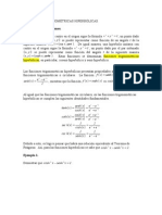 Funciones Trigonométricas Hiperbólicas