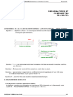 DÃ©formations Et Contraintes de Calcul