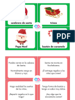 Tarjetas Adivinanzas de Vocabulario Navideño