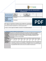 Estudio de Mercado para La Definición Del Presupuesto Referencial