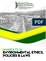 Hand Out - Envtl Ethics Policies and Laws1