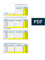 5 Year Data Collection Format