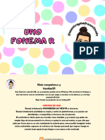 Juego Del Uno Fonema R