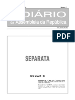 Separata N.º 7 Diário de República