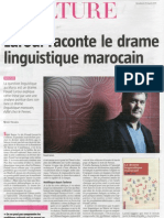 Le Soir - Fouad Laroui Drame Linguistique