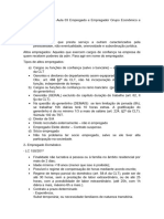 Direito Do Trabalho - Aula 03 Empregado e Empregador Grupo Econômico e Terceirização