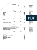 Carte Des Bisson - Prix Revisite