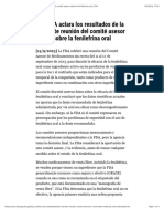 La FDA Aclara Los Resultados de La Reciente Reunión Del Comité Asesor Sobre La Fenilefrina Oral - FDA