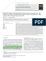 Differential Changes in Quitting Smoking by Daily Cigarette Co 2020 Drug and